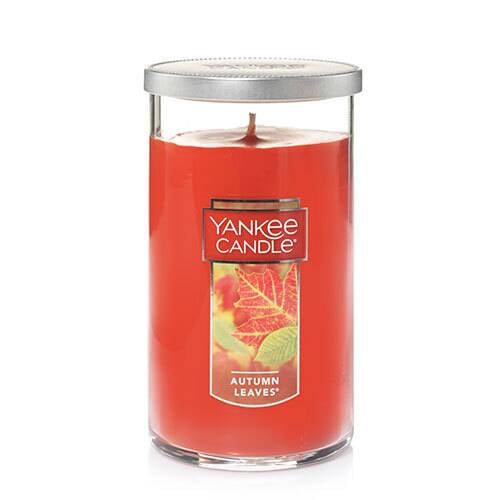 Autumn Leaves  Medium Perfect Pillar Candle