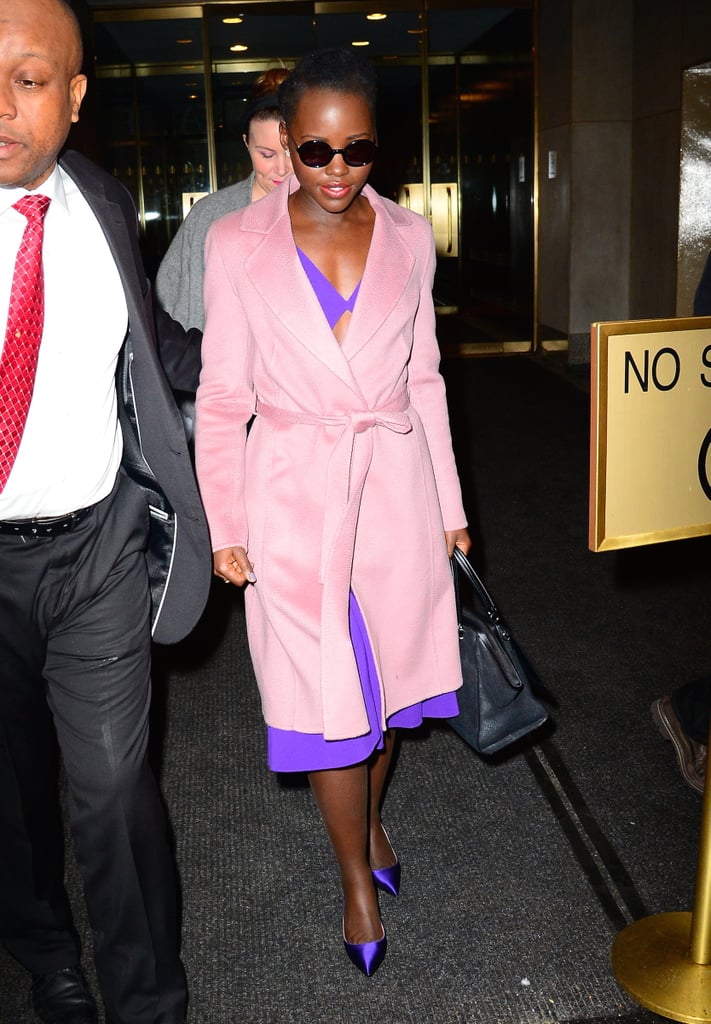 Lupita Nyong'o Out in NYC February 2016 | Pictures