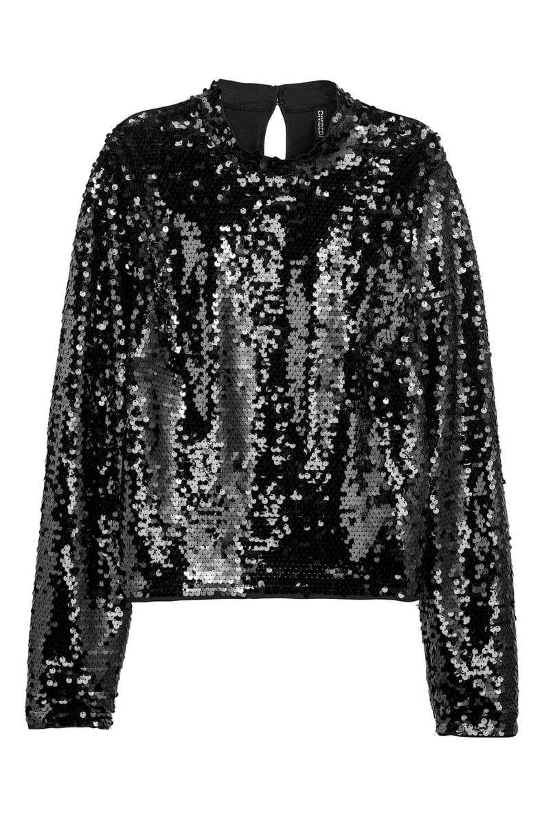 H&M Sequined Top
