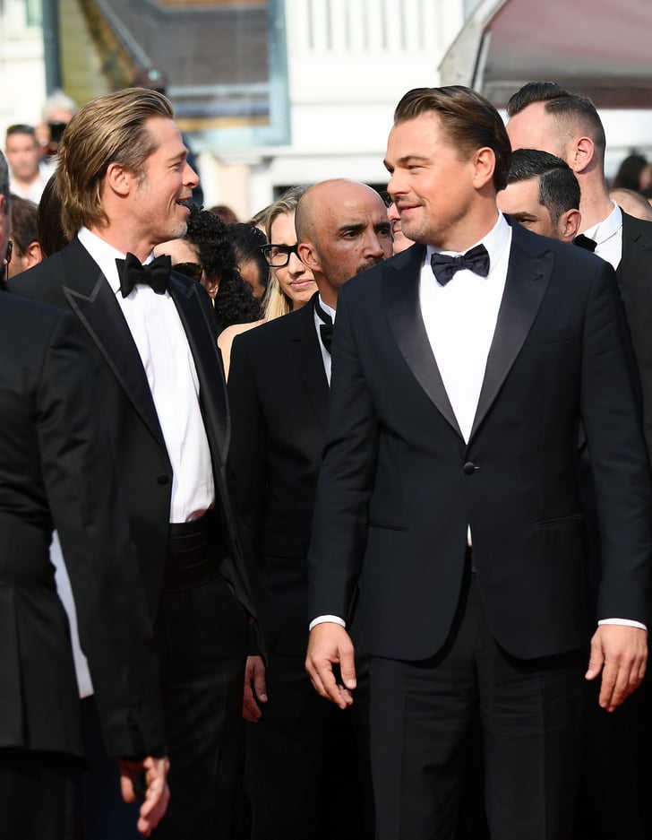 Brad Pitt and Leonardo DiCaprio at Cannes Film Festival ...
