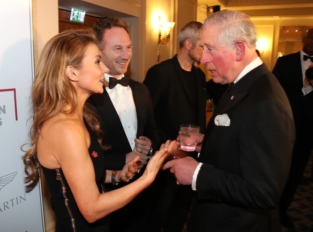 Geri Halliwell Kissing Prince Charles