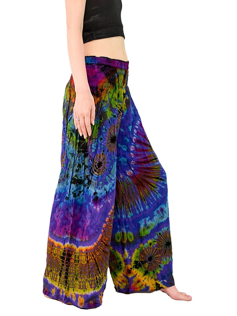 Orient Trail Women's Cold Dyed Tie-Dye Wide Leg Palazzo Yoga Pants