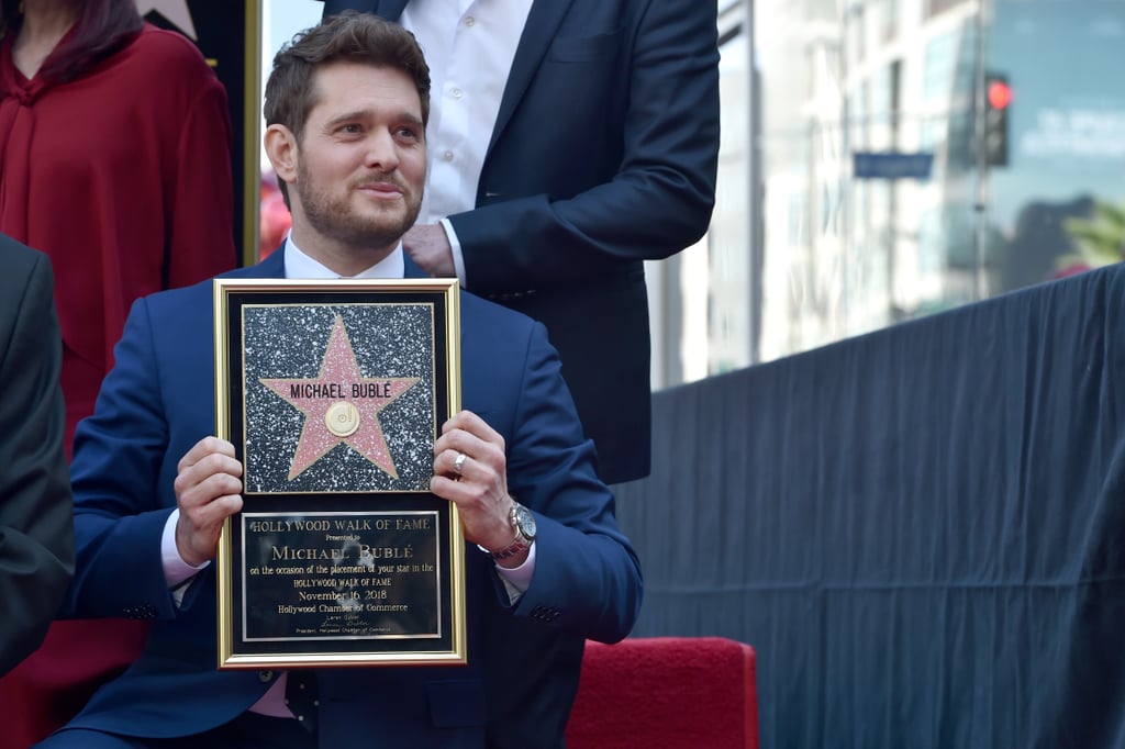 Michael Bublé at Hollywood Walk of Fame Ceremony 2018