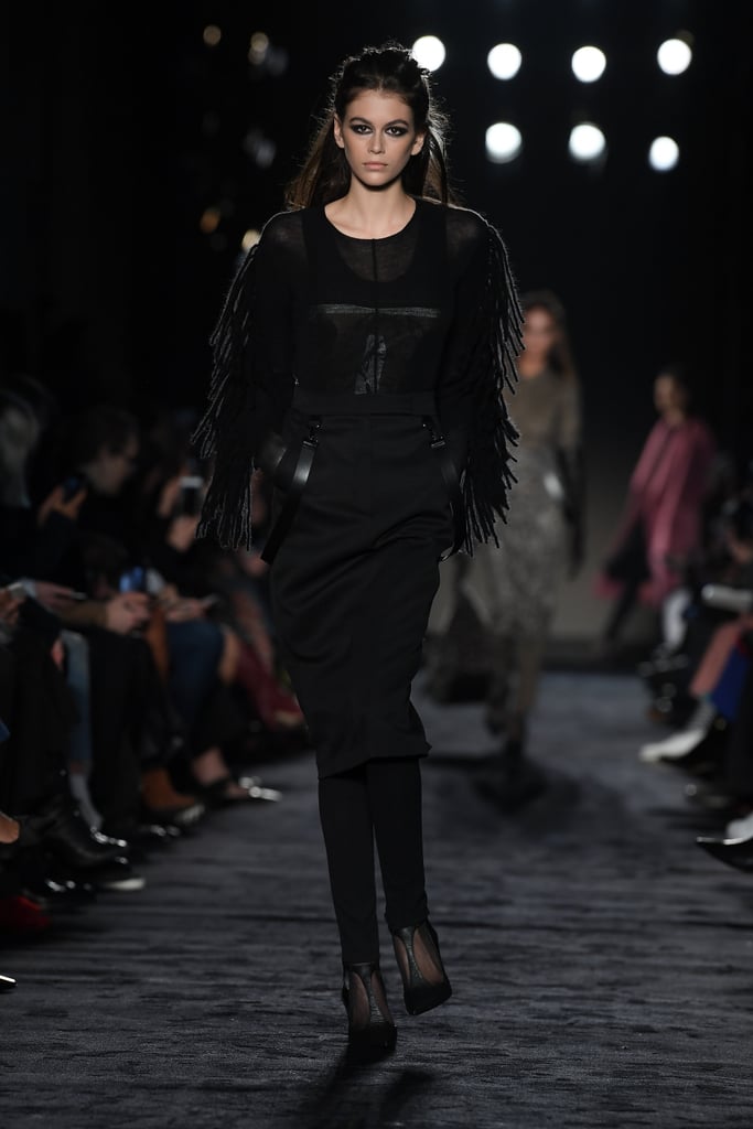 When She Strutted Her Stuff on the Max Mara Runway, Kaia Beamed With Confidence