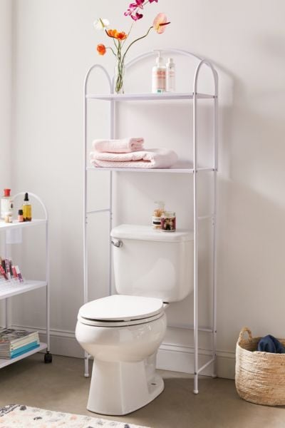 Etta Over-The-Toilet Storage Shelf | Best Bathroom Organizers From