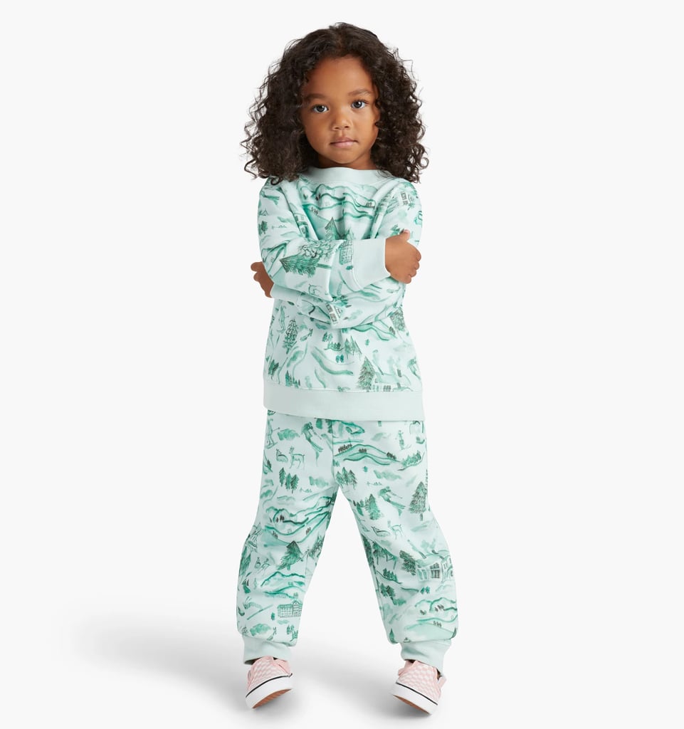 For the Kids: Hill House Home The Tiny Jogger and Crewneck — Winter Toile