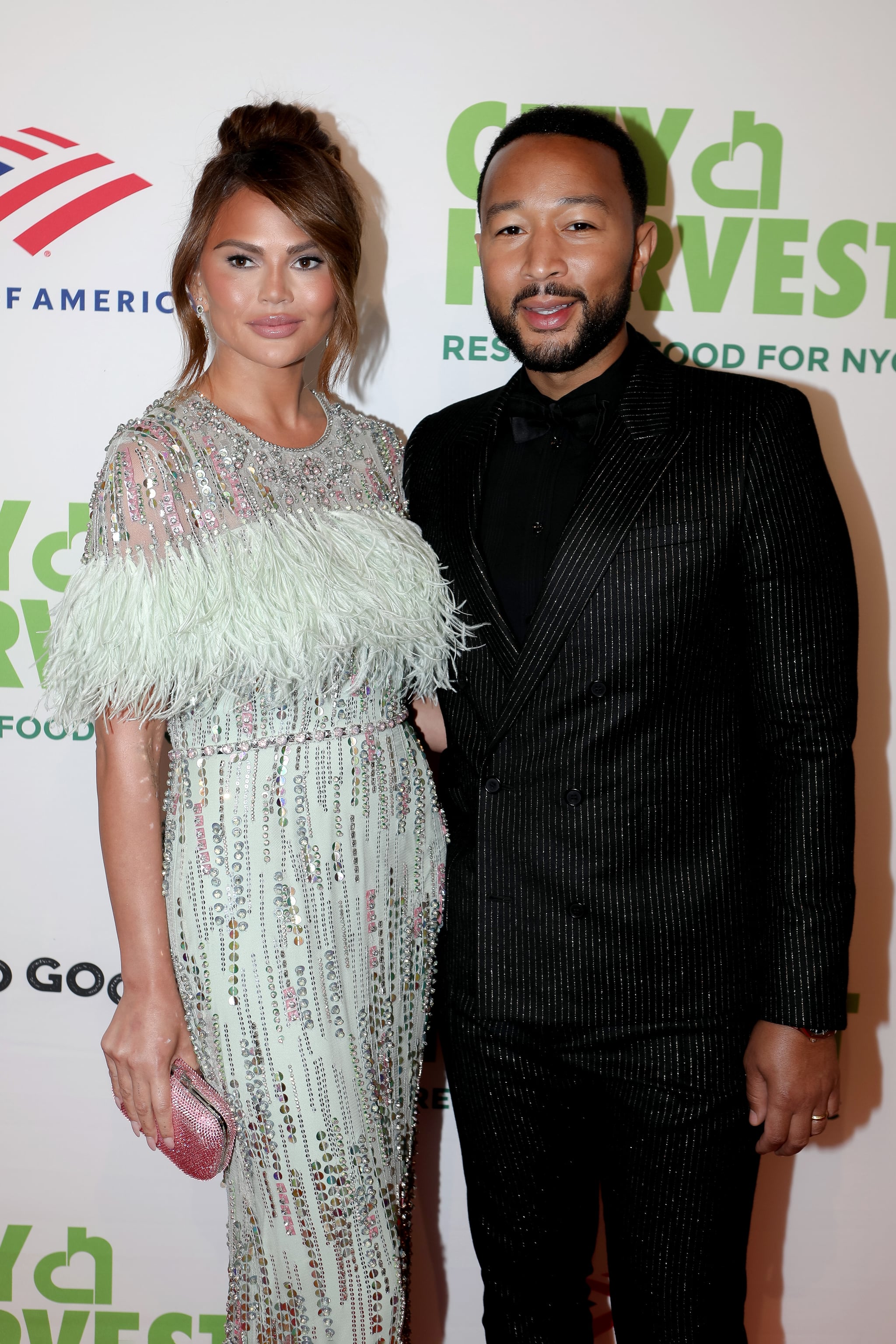 NEW YORK, NEW YORK - APRIL 26: Chrissy Teigen and John Legend attend the 2022 City Harvest 