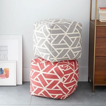 Trapezoid pouf