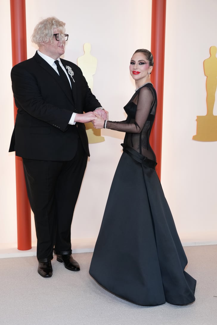 Lady Gaga's Sheer Corset Versace Dress at the Oscars 2023 POPSUGAR