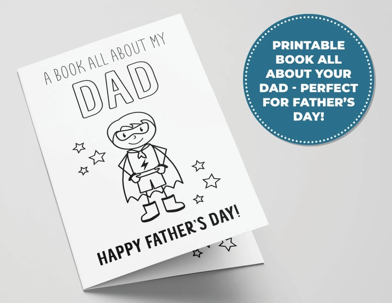 Printable Book For Father's Day