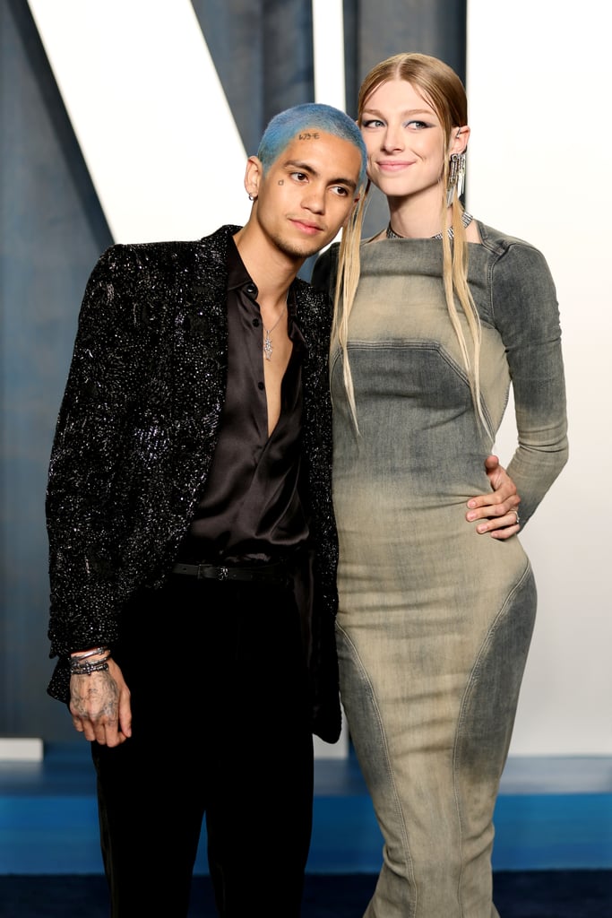 Hunter Schafer and Dominic Fike at Oscars Afterparty