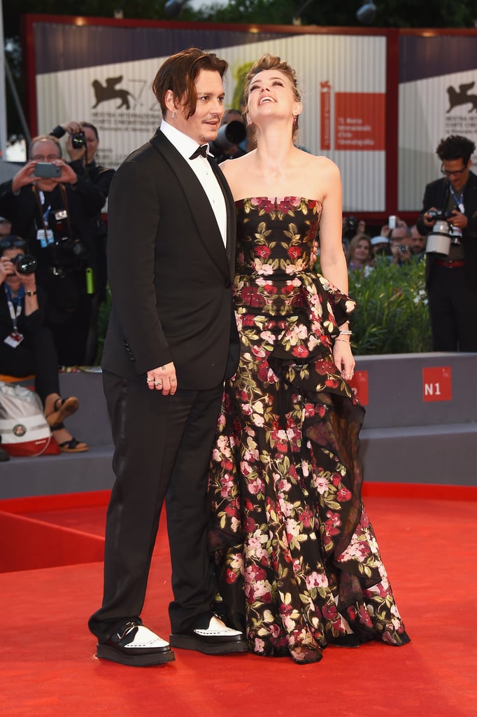 Johnny Depp and Amber Heard at the Venice Film Festival 2015