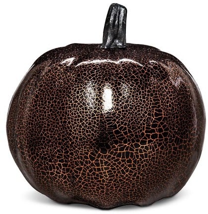 Crackle Décor Pumpkin