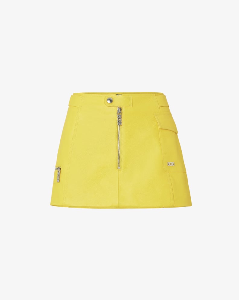 GCDS SpongeBob Leather Mini Skirt