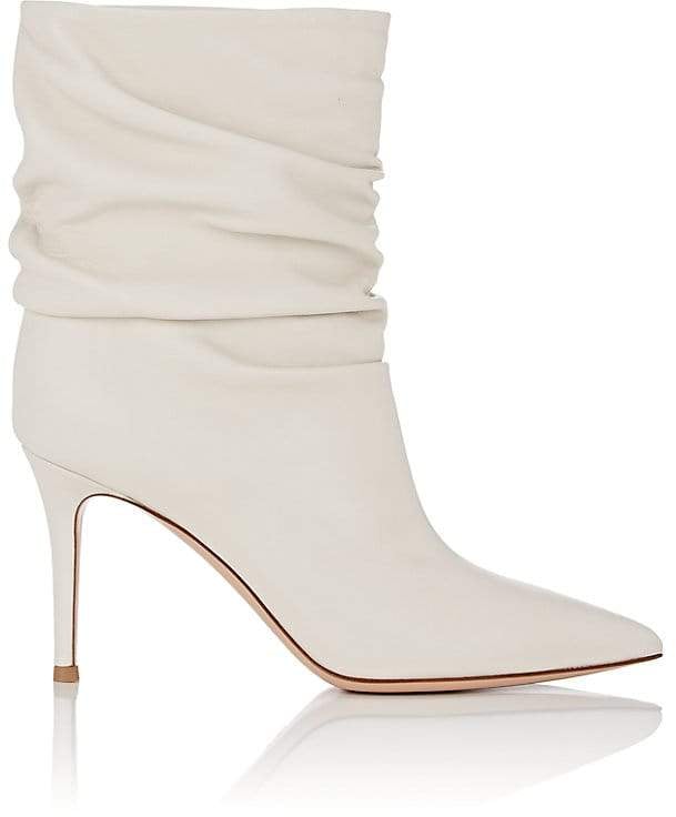 Gianvito Rossi Women's Cecile Leather Slouchy Ankle Boots