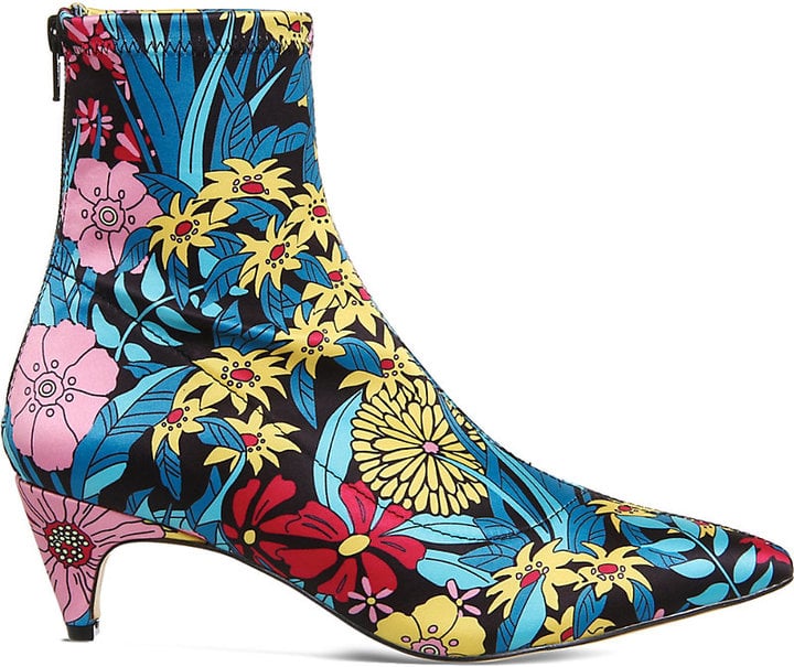 Office Atomic Floral-Print Boots