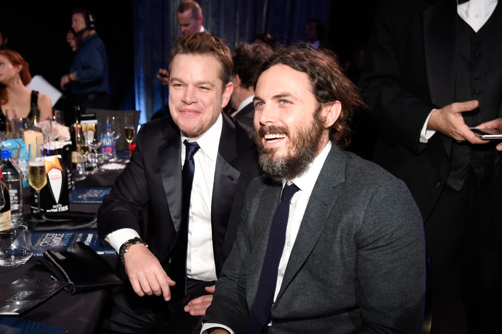 Pictured: Matt Damon and Casey Affleck