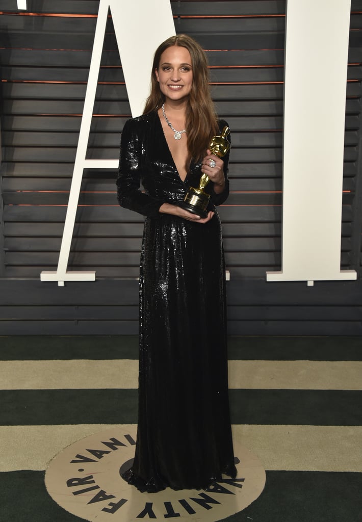 Alicia Vikander in Louis Vuitton at Vanity Fair Party 2016 ...