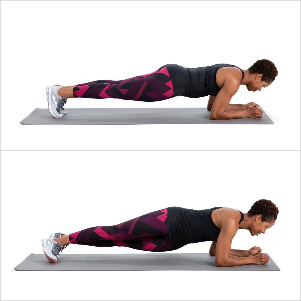 Elbow Plank With Hip Dips