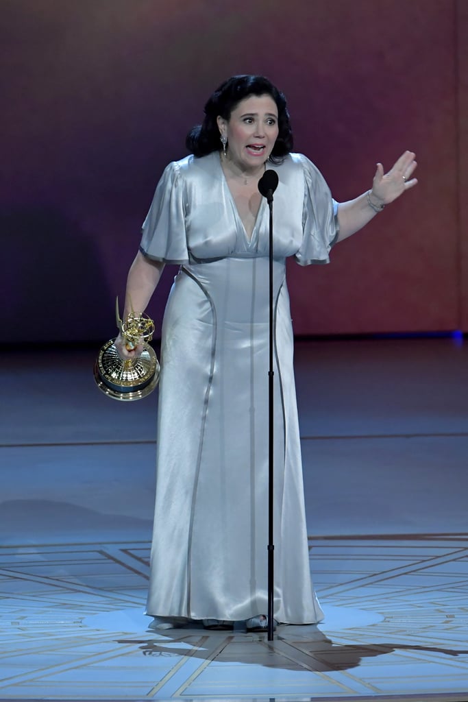 Alex Borstein Silver Dress at the 2018 Emmys