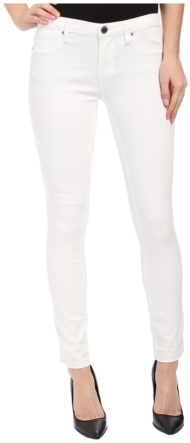 Blank NYC White Crop Skinny in White Lines ($88)