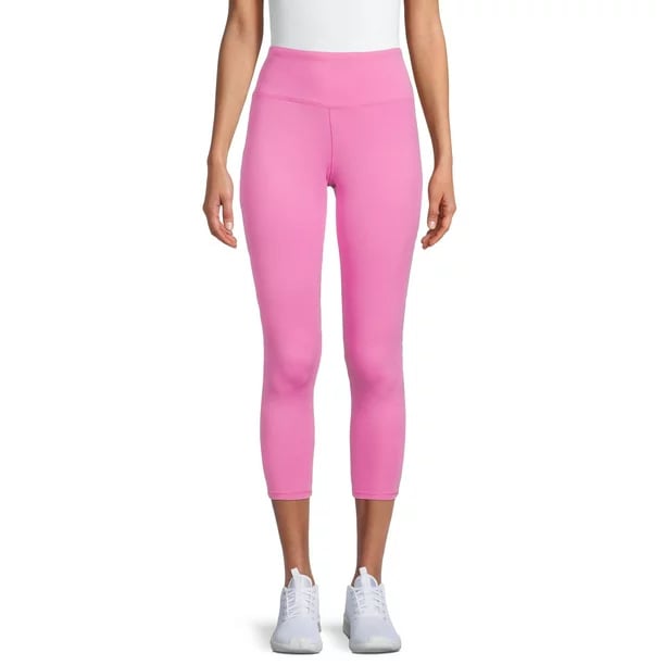 Jockey Essentials Women's High Waist Interlock Capri Leggings