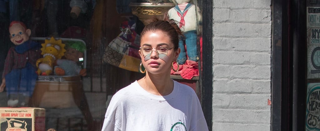 Selena Gomez White Louis Vuitton Sneakers