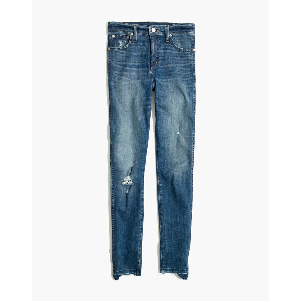 Madewell 10" High-Rise Skinny Jeans: Drop Step-Hem Edition