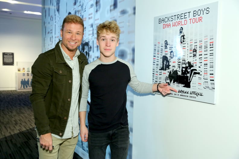Brian and Baylee Littrell