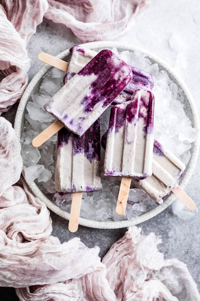 Blueberry London Fog Popsicles