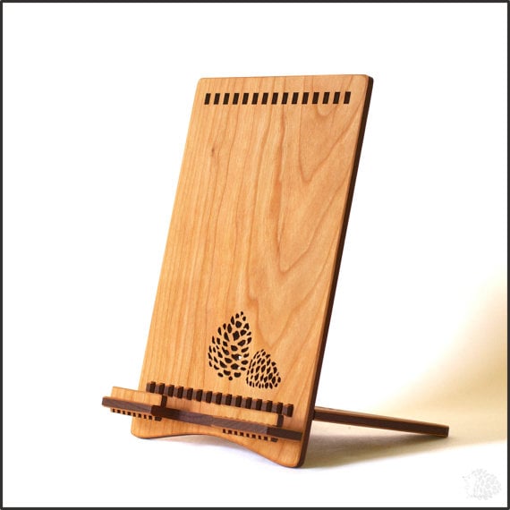 cherry wood stand