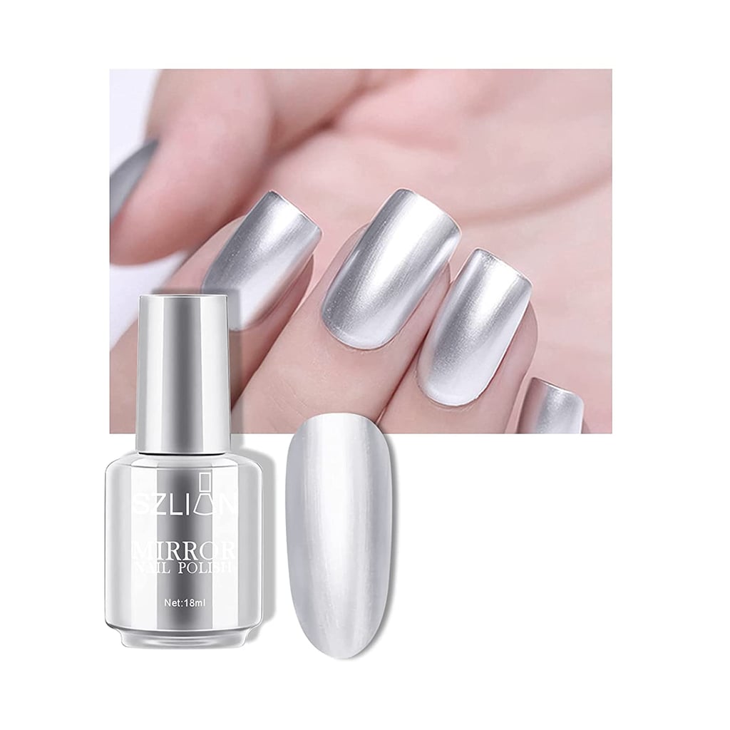 Fall Nail Trends: Silver French