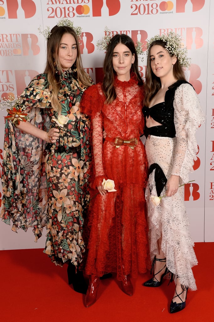 Este Haim, Danielle Haim, and Alana Haim | Brit Awards Red Carpet 2018