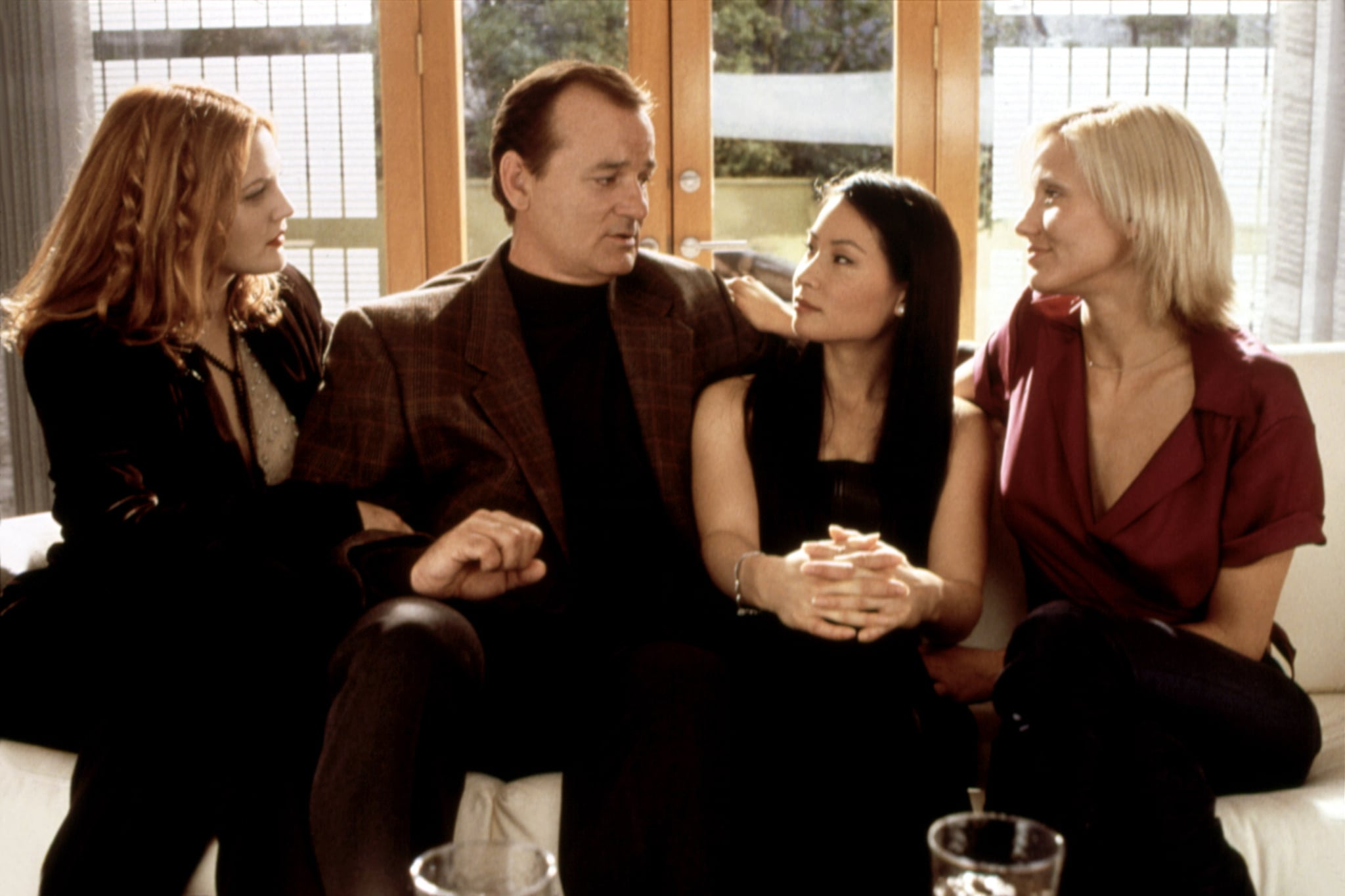 CHARLIE'S ANGELS, Drew Barrymore, Bill Murray, Lucy Liu, Cameron Diaz, 2000