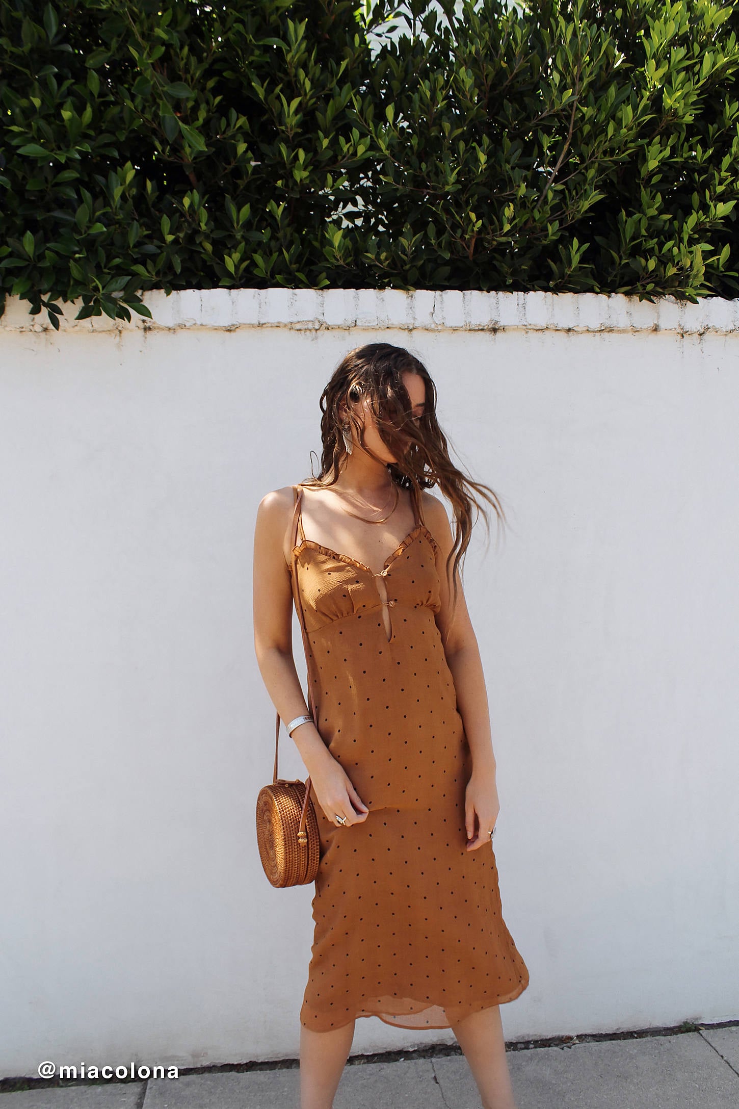 button slip dress