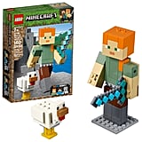 Lego Minecraft Alex BigFig With Chicken