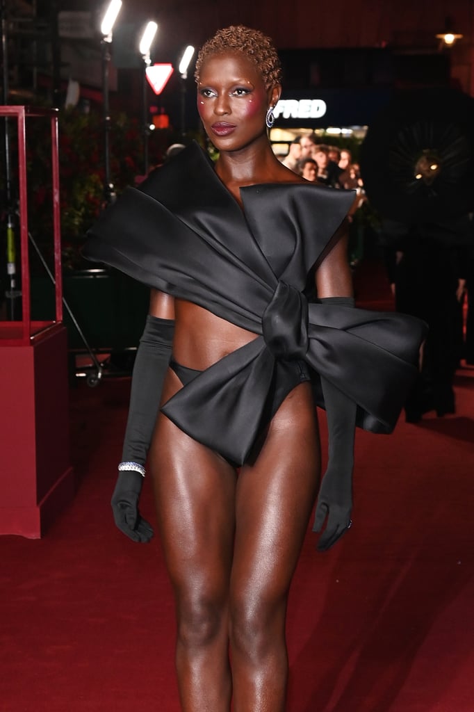 Jodie Turner-Smith Wears Giant Bow and Thong to Vogue World]
