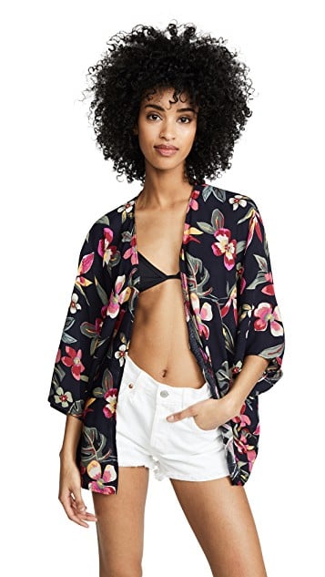 Bindya Tropical Kimono Cover-Up