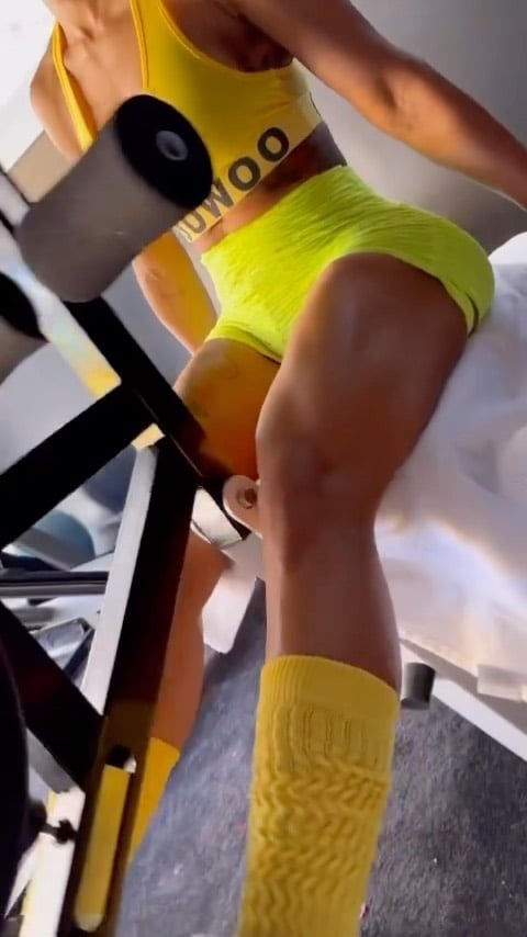 Leg Extensions and Ab Work