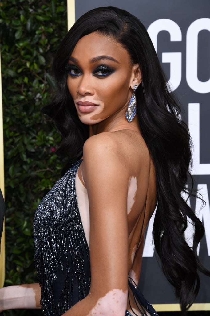 Winnie Harlow at the 2020 Golden Globes