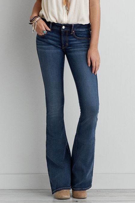 Part of being a fashion editor is letting the world in on your style secrets, and a big one of mine is American Eagle Outfitters' Boho Artist Flare Jeans ($40). They're almost as comfy as sweatpants, work wonders for my butt, and are superaffordable, so naturally I'm stocking up.

— Samantha Sutton, assistant editor
