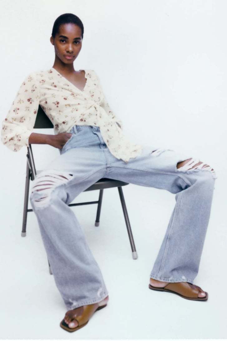 Zara Floral Print Top The Best Wrap Tops POPSUGAR Fashion UK Photo 7