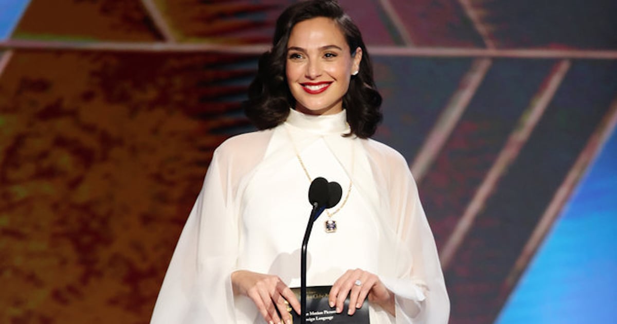 Gal Gadot Channels Mad Men’s Megan Draper at the Globes in This Little White Minidress