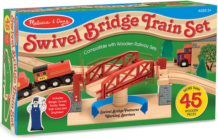 swivel bridge train set
