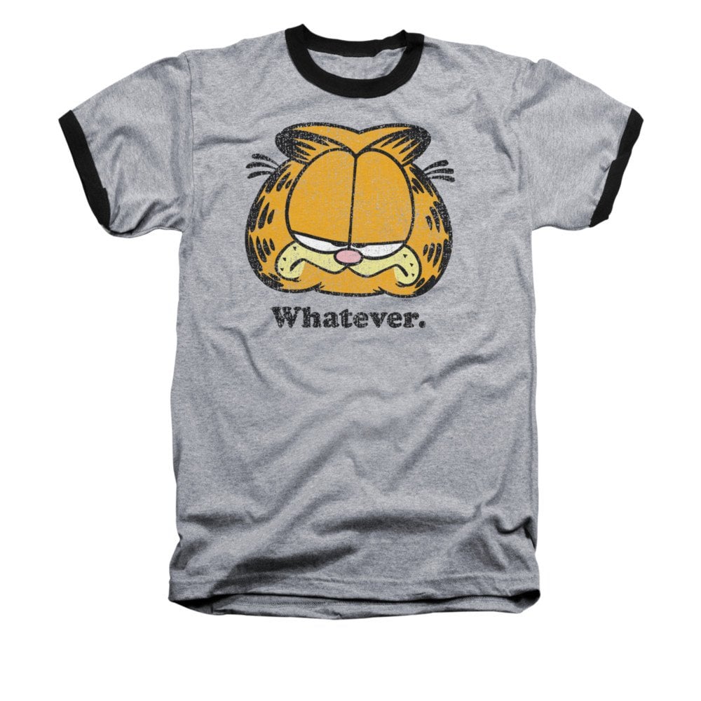 Garfield Whatever Ringer Shirt  ($24)