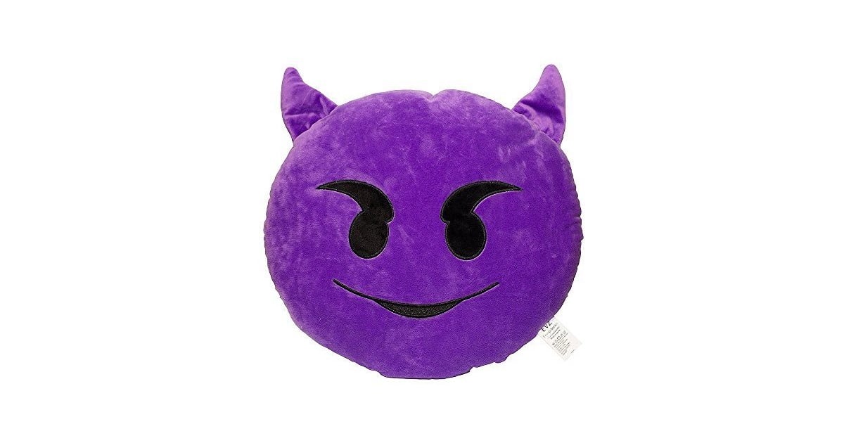 Devil emoji pillow (5) Emoji Gifts POPSUGAR Tech Photo 17