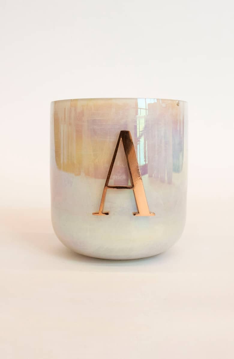 Anthropologie Monogram Candle