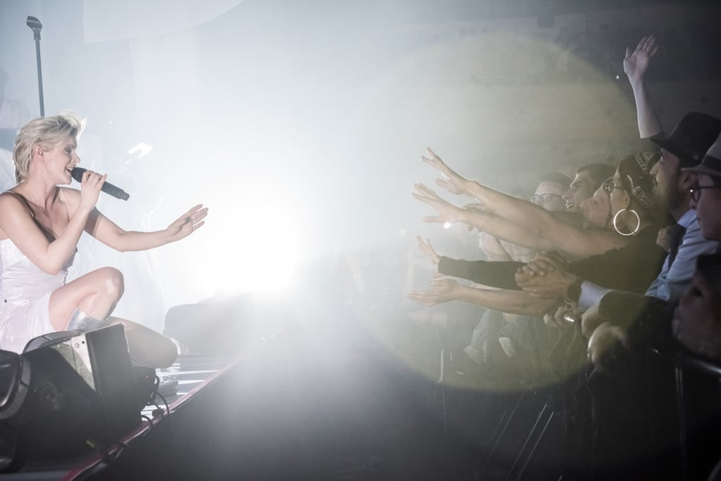 As the show closed and Robyn blew kisses to the audience — who volleyed their own back to her — it seemed like the literal expression of exactly what the show had been: a mutual expression of love set to a f*cking great soundtrack.