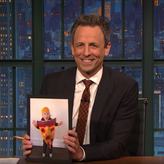 Seth Meyers's Son Dressed as Lion in Pizza Costume