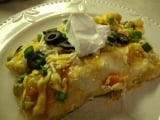 Seitan Enchiladas with Green Chili Sauce (And a Field Roast Sausage Thrown In)